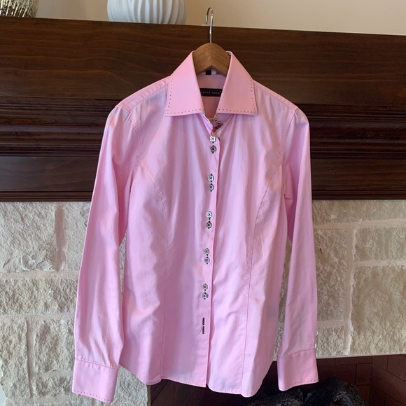 Jared Lang pink blouse - Picture 1 of 4